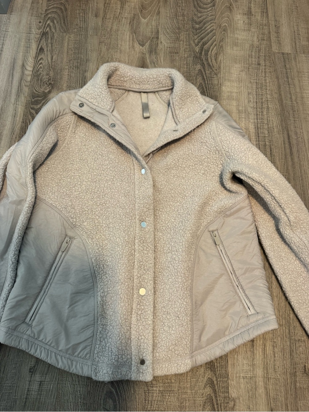 lululemon athletica Cream Sherpa Teddy Jacket
